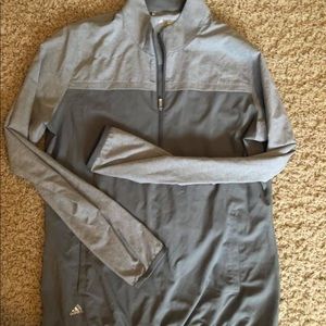 Adidas Lightweight 3/4 zip pullover.